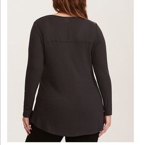 torrid Sweaters - LEGENDARY GRAPHIC STUDDED NECK WAFFLE KNIT TUNIC torrid Sweaters - LEGENDARY GRAPHIC STUDDED NECK WAFFLE KNIT TUNIC